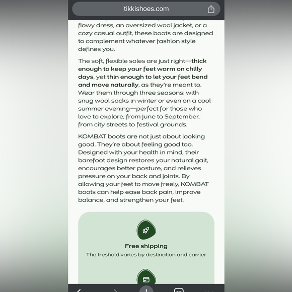 Lang.S Barefoot Combat Boots by Tikki Shoes 41 **Brand New** - Picture 9 of 12